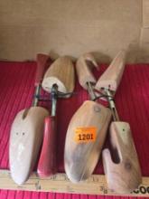2 Sets of Vintage Shoe Stretchers. All one Money.