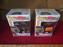 2 Collectible Funko Pop, NBA All-Stars. Magic Johnson. Both one Money.