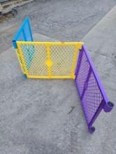 Tri Fold, Tri Colored Safety Gate/ Divider.