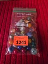 31 Assorted Vintage Marbles. All one Money.