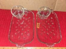 Vintage, His and Hers Snack Set.