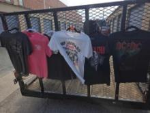 6 Vintage Concert and Athletic Shirts. All one Money. Size Medium and Small.