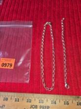 Silver Toned Neclace and Bracelet Set. Jewelry