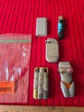 5 Assorted Refillable Lighters. All one Money.
