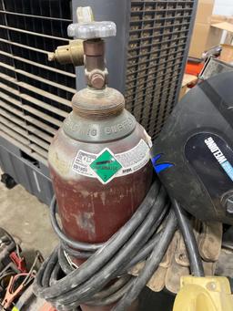 Eastwood MIG 175 welder w/ helmet and compressed gas can
