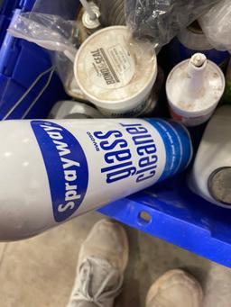 tub of plumbers putty; engine oil and more
