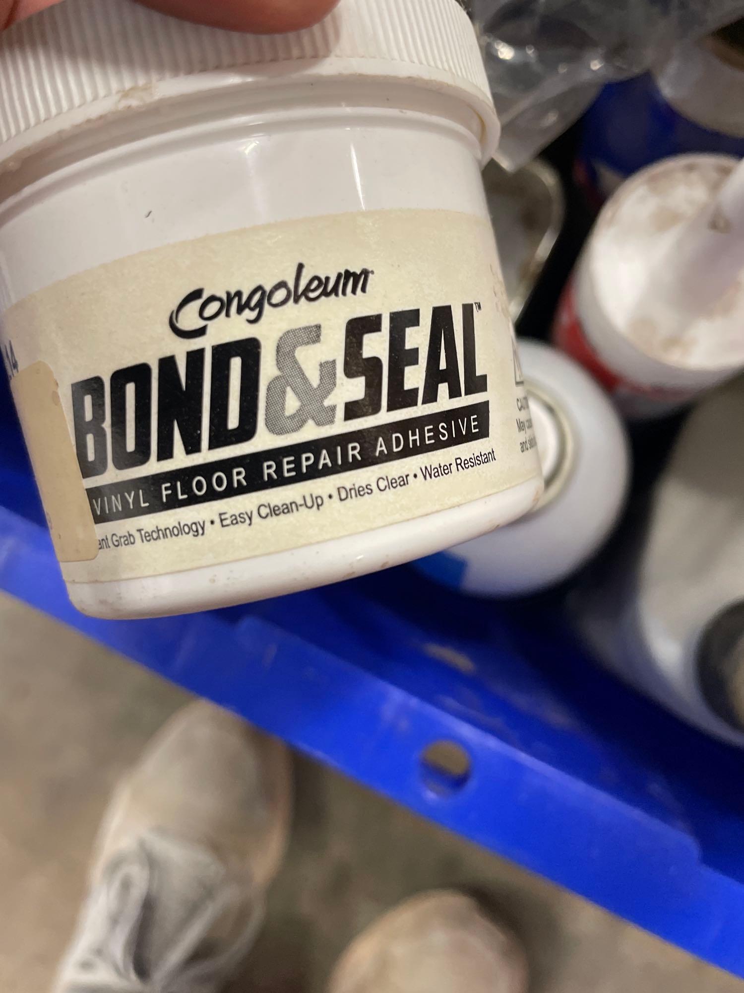 tub of plumbers putty; engine oil and more