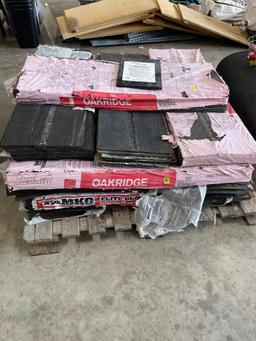 pallet of roofing shingles