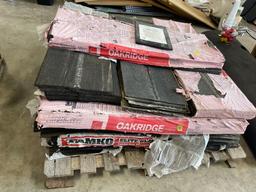 pallet of roofing shingles