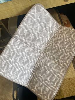 throw pillows and rugs