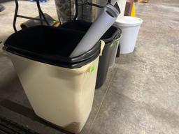 trash cans
