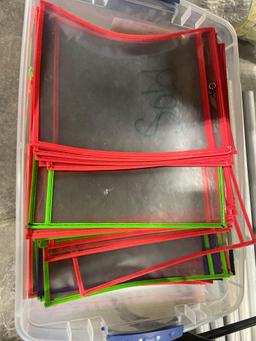 tub of folders
