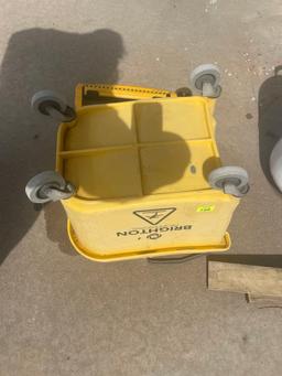 sprinkler; mop bucket