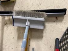 broom; squeegee; handle