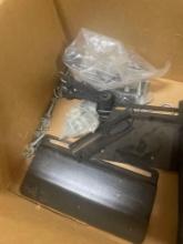 bolts; washers; microfiber towels; misc