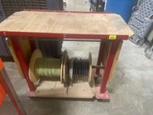 wire/cable reel rack