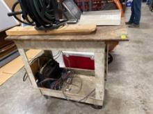 Rollong cart inverter and battery tester