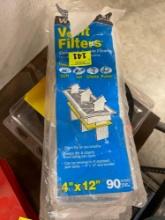 filters; 1 inch heavy duty insert trim