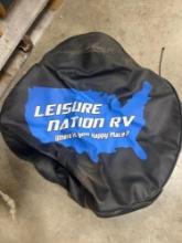 RV spare tire covers