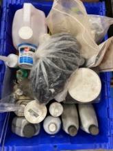 tub of plumbers putty; engine oil and more