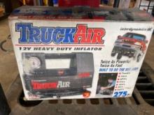 TruckAir 12V heavy duty inflator compressor