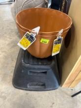 flower pot & step stool