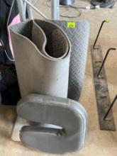 cushion and floor mat