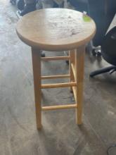 wood bar stool