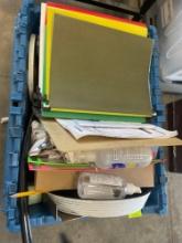 various office supplies