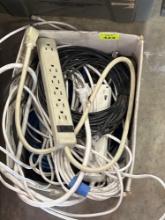 extensions cords; various other cords