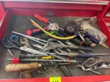 safety glasses; scissors; misc