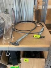 RV black tank valve cable w/ handle