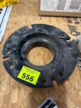 RV toilet floor flange