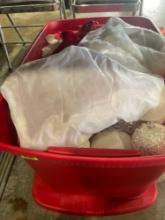 Christmas decor; tree skirt; ornaments;misc