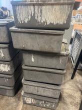 11x LED parking lot light fixtures