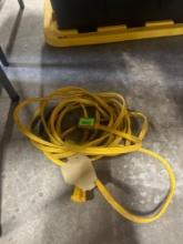 Yellow extension cord