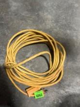Yellow extension cord