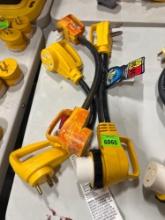 Yellow electric adapters x3