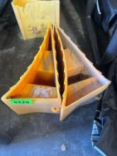Plastic wheel chocks