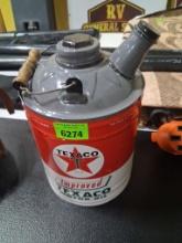 vintage Texaco motor oil can