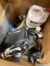 putty; paint tray; misc