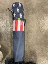 American flag lawn chair