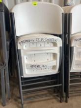 6 folding chairs
