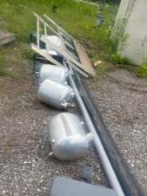 2x awning tubes; 6x RV water heater tanks - aluminum; LED parking lot lamp