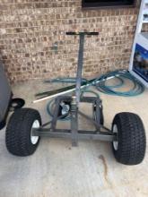 4 wheel trailer dolly w/ adjustable hitch height