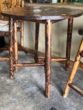 wooden high table
