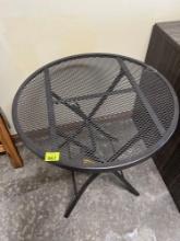 metal table