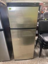 Norcold RV refrigerator w/ stainless steel finish