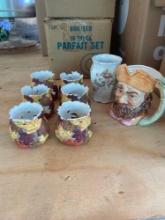 Fall theme tea light candle holders, coffee mug, and other item