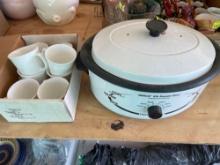 6qt roaster and coffee cups